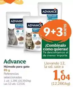 TiendAnimal Advance - humedo para gato oferta