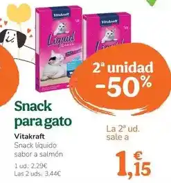 TiendAnimal Vitakraft - snack para gato oferta