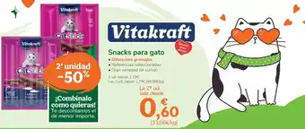 TiendAnimal Vitakraft - snacks para gato oferta