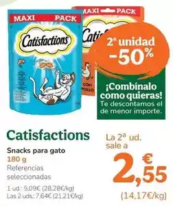 TiendAnimal Catisfactions - snacks para gato oferta