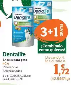 TiendAnimal Dentalife - snacks para gato oferta