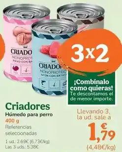 TiendAnimal Criadores - humedo para perro oferta