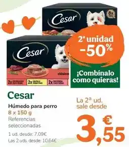 TiendAnimal Cesar - humedo para perro oferta