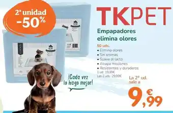 TiendAnimal Tk-pet - empapadores elimina colores oferta