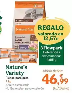 TiendAnimal Nature's variety - pienso para gato oferta