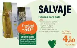 TiendAnimal Salvaje - piensos para gato oferta