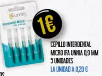 Claudio IFA UNNIA Cepillo interdental micro 0,9 mm oferta