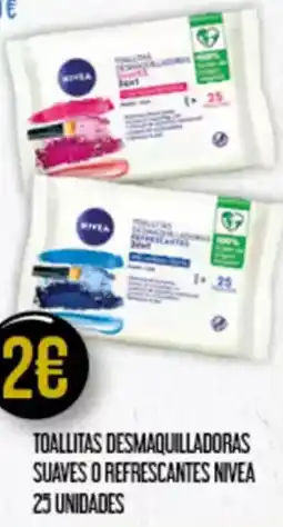 Claudio NIVEA Toallitas desmaquilladoras suaves o refrescantes 25 unidades oferta