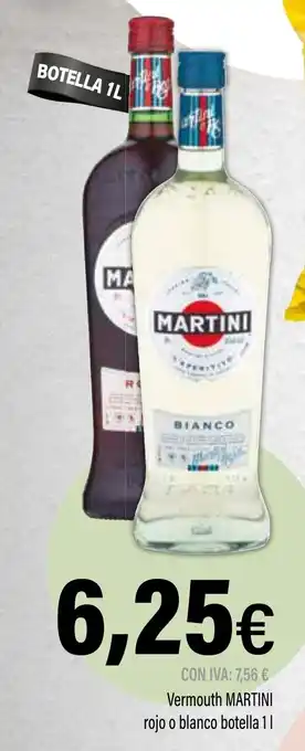 Cash Ifa MARTINI Vermouth rojo o blanco oferta