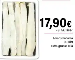 Cash Ifa Lomos bacalao outón oferta