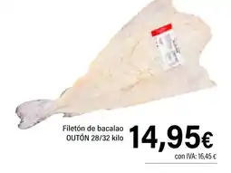 Cash Ifa OUTÓN Filetón de bacalao 28/32 oferta