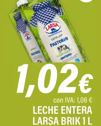 Cash Ifa LARSA Leche entera oferta