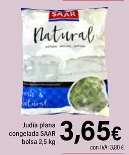 Cash Ifa SAAR Judía plana congelada oferta