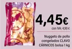 Cash Ifa CLAVO CÁRNICOS Nuggets de pollo congelados oferta