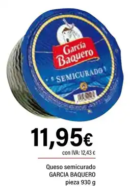 Cash Ifa GARCIA BAQUERO Queso semicurado oferta