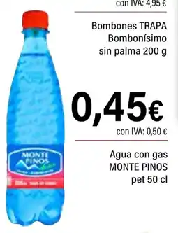 Cash Ifa MONTE PINOS Agua con gas oferta