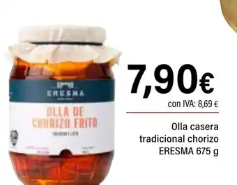 Cash Ifa ERESMA Olla casera tradicional chorizo oferta