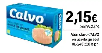 Cash Ifa CALVO Atún claro en aceite girasol OL- oferta