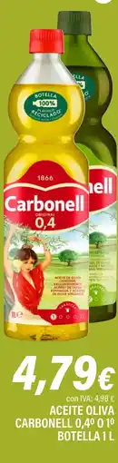 Cash Ifa CARBONELL Aceite oliva 0,4° 0 1º oferta