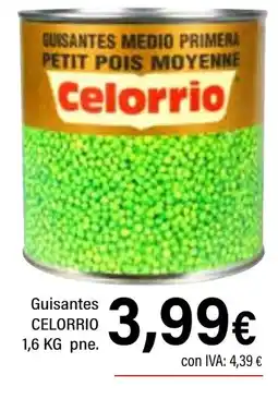 Cash Ifa CELORRIO Guisantes oferta