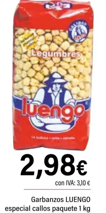 Cash Ifa LUENGO Garbanzos especial callos paquete oferta