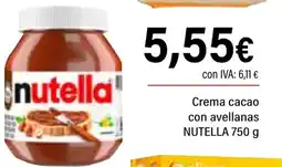 Cash Ifa NUTELLA Crema cacao con avellanas oferta