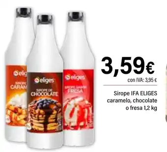 Cash Ifa IFA ELIGES Sirope caramelo, chocolate oferta