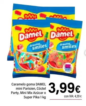 Cash Ifa DAMEL Caramelo goma mini Parisien, Cóctel Party, Mini Mix Azúcar o Super Pika oferta