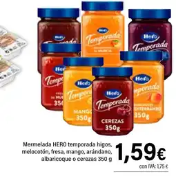 Cash Ifa Mermelada temporada higos, melocotón, fresa, mango, arándano, albaricoque o cerezas oferta