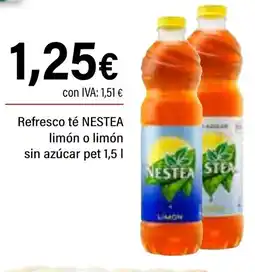 Cash Ifa NESTEA Refresco té limón o limón sin azúcar oferta