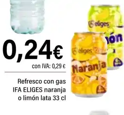 Cash Ifa IFA ELIGES Refresco con gas naranja oferta