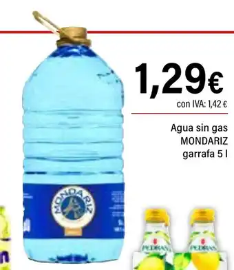 Cash Ifa MONDARIZ Agua sin gas oferta