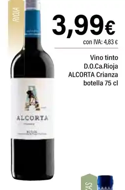 Cash Ifa ALCORTA Vino tinto D.OCa Rioja oferta