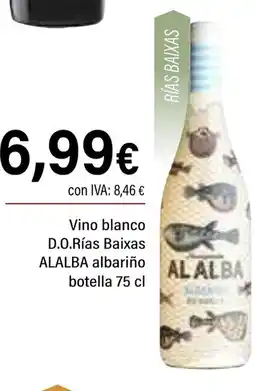 Cash Ifa ALALBA Vino blanco D.O.Rías Baixas albariño oferta