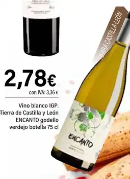 Cash Ifa ENCANTO Vino blanco IGP. Tierra de Castilla y León godello verdejo botella oferta