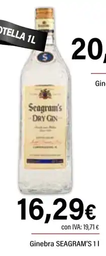 Cash Ifa SEAGRAM'S Ginebra oferta