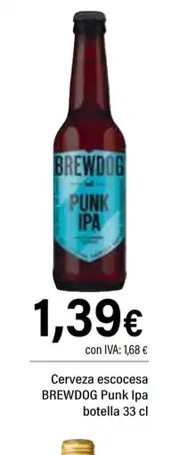 Cash Ifa BREWDOG Cerveza escocesa Punk Ipa oferta