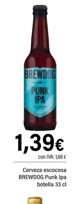 Cash Ifa BREWDOG Cerveza escocesa Punk Ipa oferta