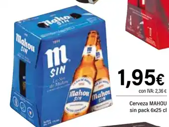 Cash Ifa MAHOU Cerveza sin oferta