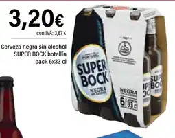 Cash Ifa SUPER BOCK Cerveza negra sin alcohol oferta