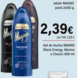 Cash Ifa MAGNO Gel de ducha Black Energy, Marine o Classic oferta