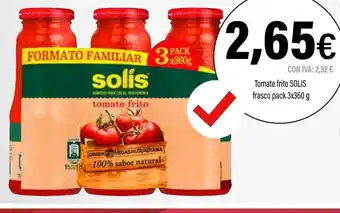 Cash Ifa SOLIS Tomate frito frasco oferta