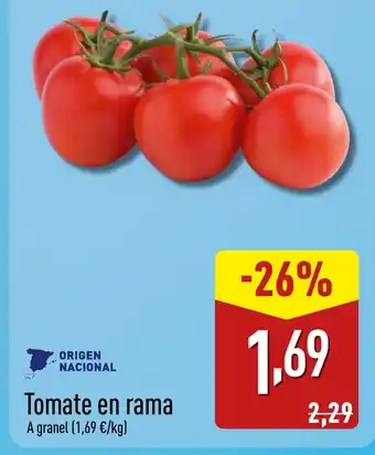 ALDI Tomate en rama oferta