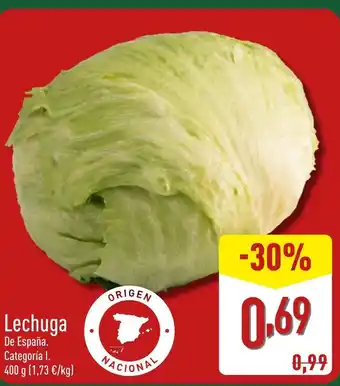 ALDI Lechuga oferta