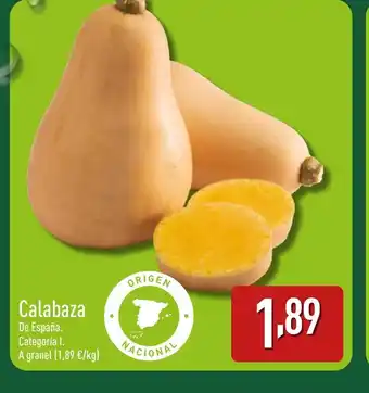 ALDI Calabaza oferta