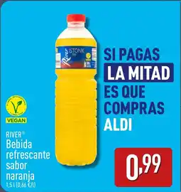 ALDI RIVER Bebida refrescante sabor oferta