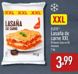 ALDI FLETE Lasaña de carne XXL oferta