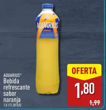 ALDI AQUARIUS Bebida refrescante sabor naranja oferta