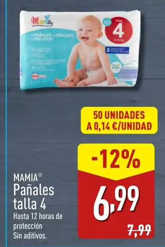 ALDI MAMIA Pañales talla 4 oferta