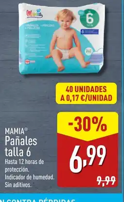 ALDI MAMIA Pañales talla 6 oferta